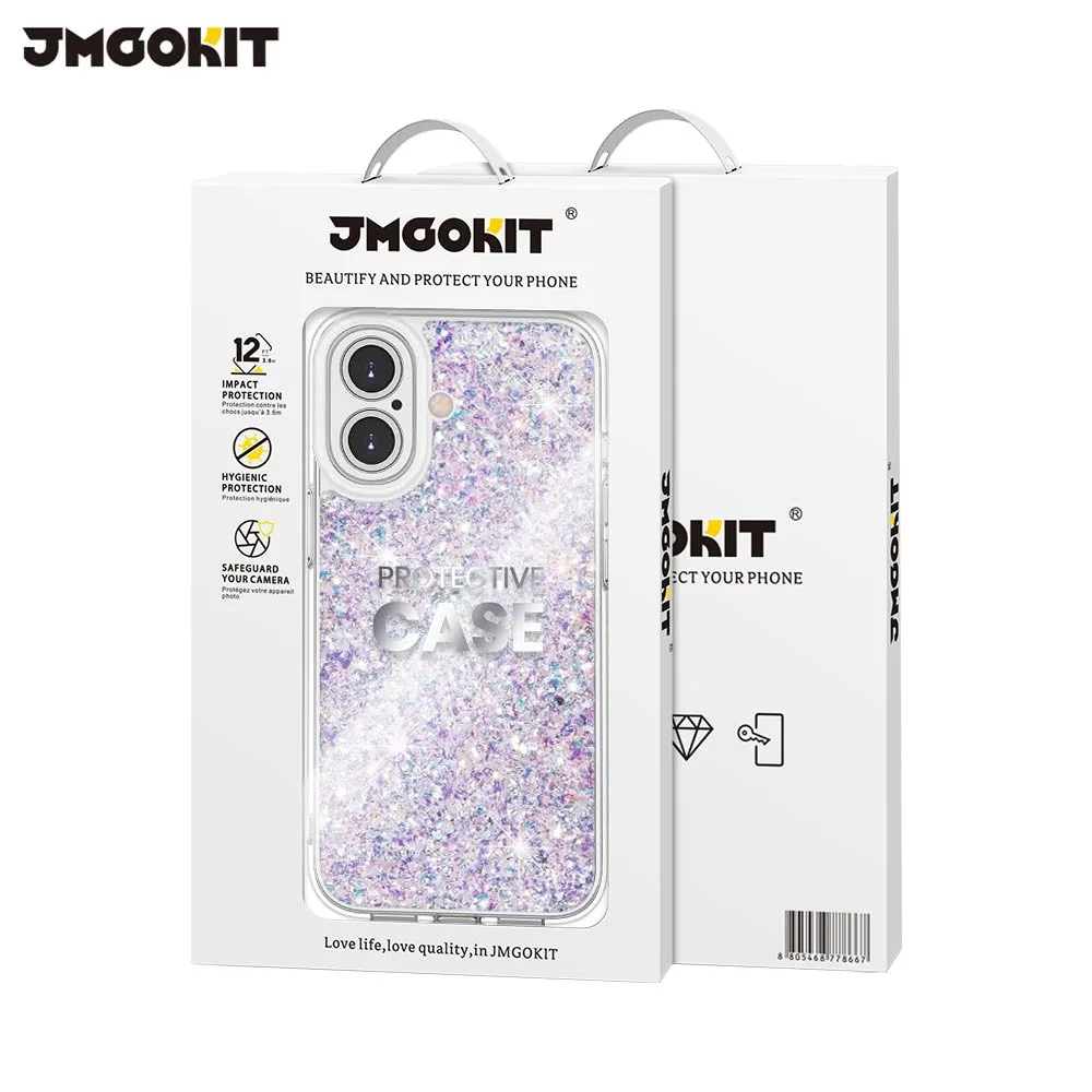 Coque de Protection Twinkle JMGOKIT pour Apple iPhone 16 Argent — vue 2