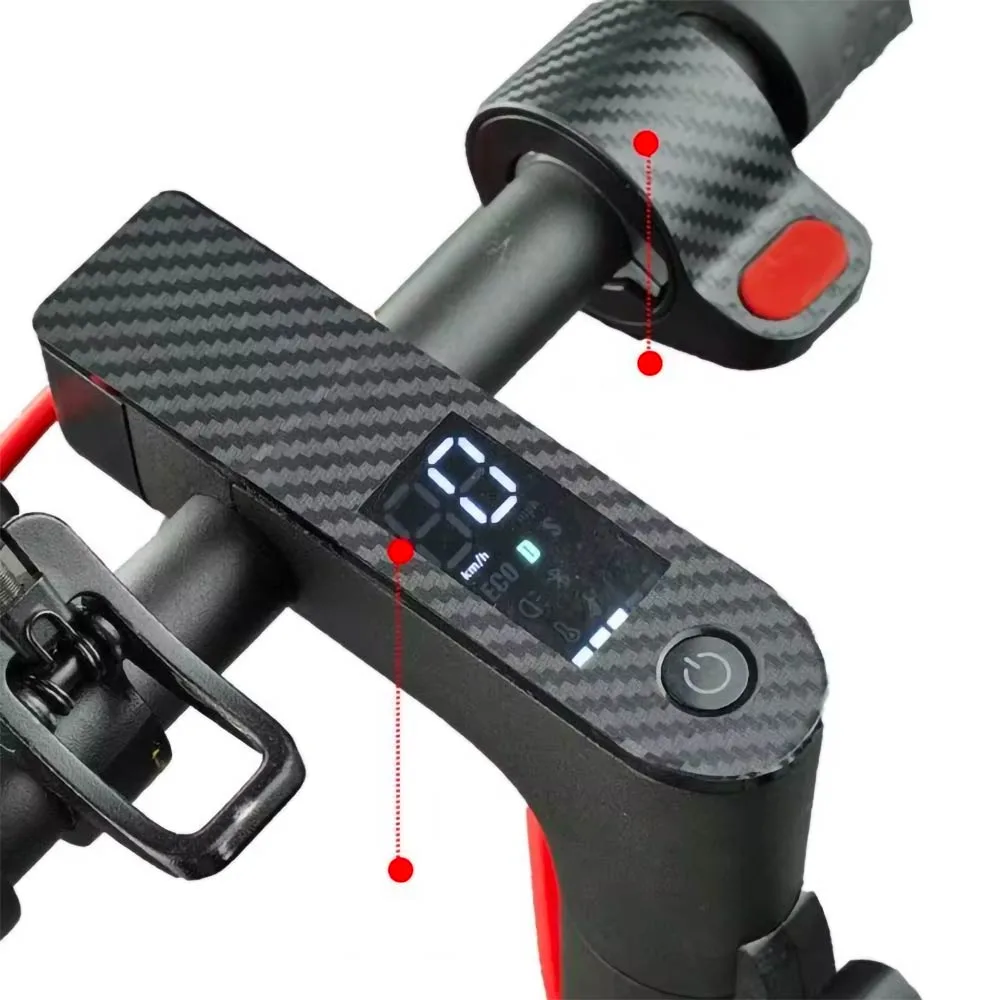 Stickers Dashboard & Accélérateur Xiaomi Mi Electric Scooter M365 Pro 2/Mi Electric Scooter M365 Pro/Mi Electric Scooter M365/Mi Electric Scooter Essential/Mi Electric Scooter 3/Mi Electric Scooter 1S (Carbone) (M-8F) — vue 2