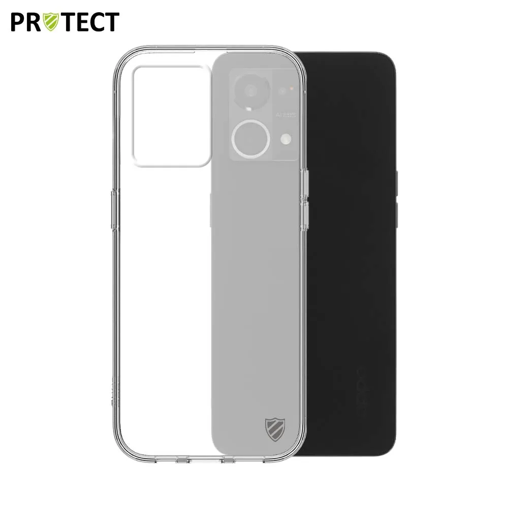 Coque Silicone PROTECT pour OPPO Reno 7 4G Transparent