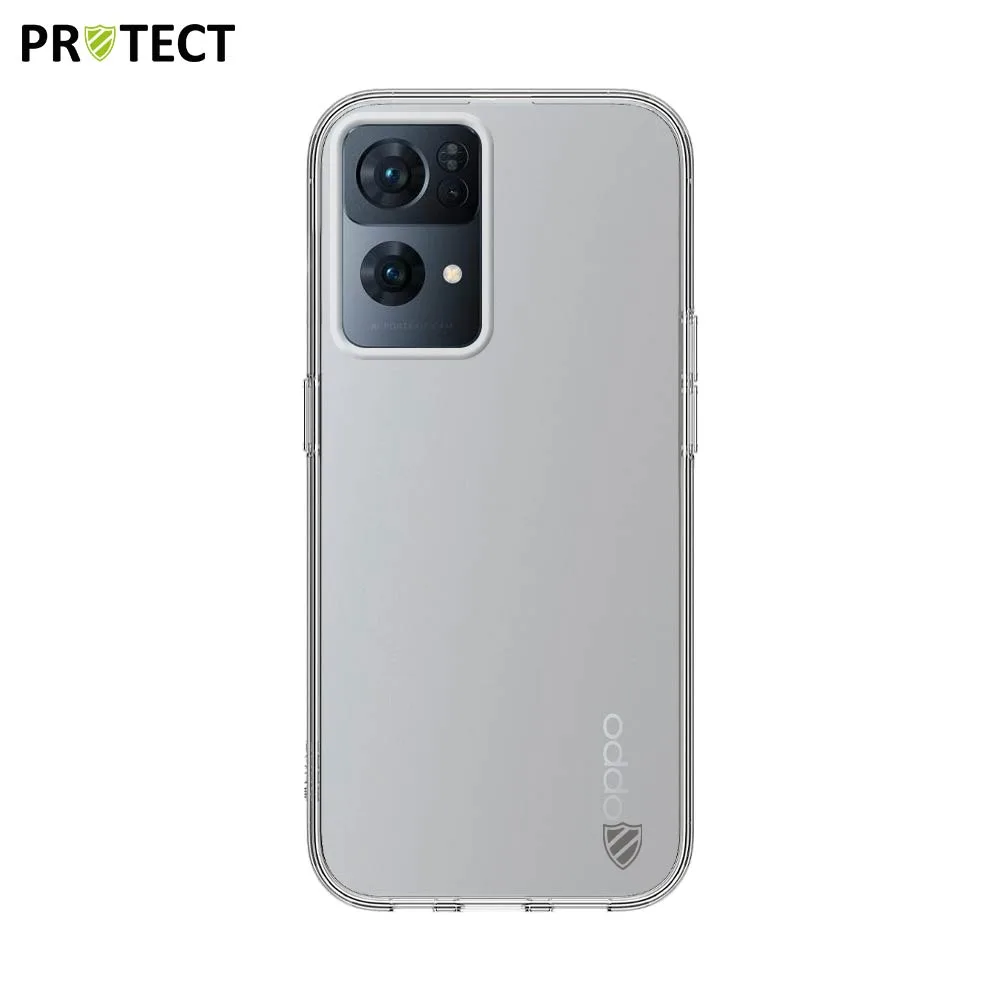 Coque Silicone PROTECT pour OPPO Reno 7 Pro 5G Transparent — vue 2