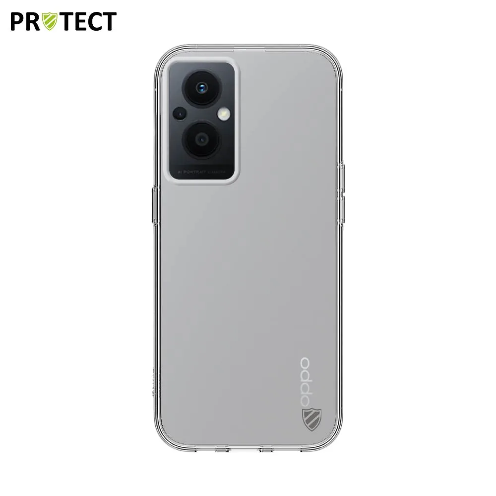 Coque Silicone PROTECT pour OPPO Reno 8 Lite 5G Transparent — vue 2