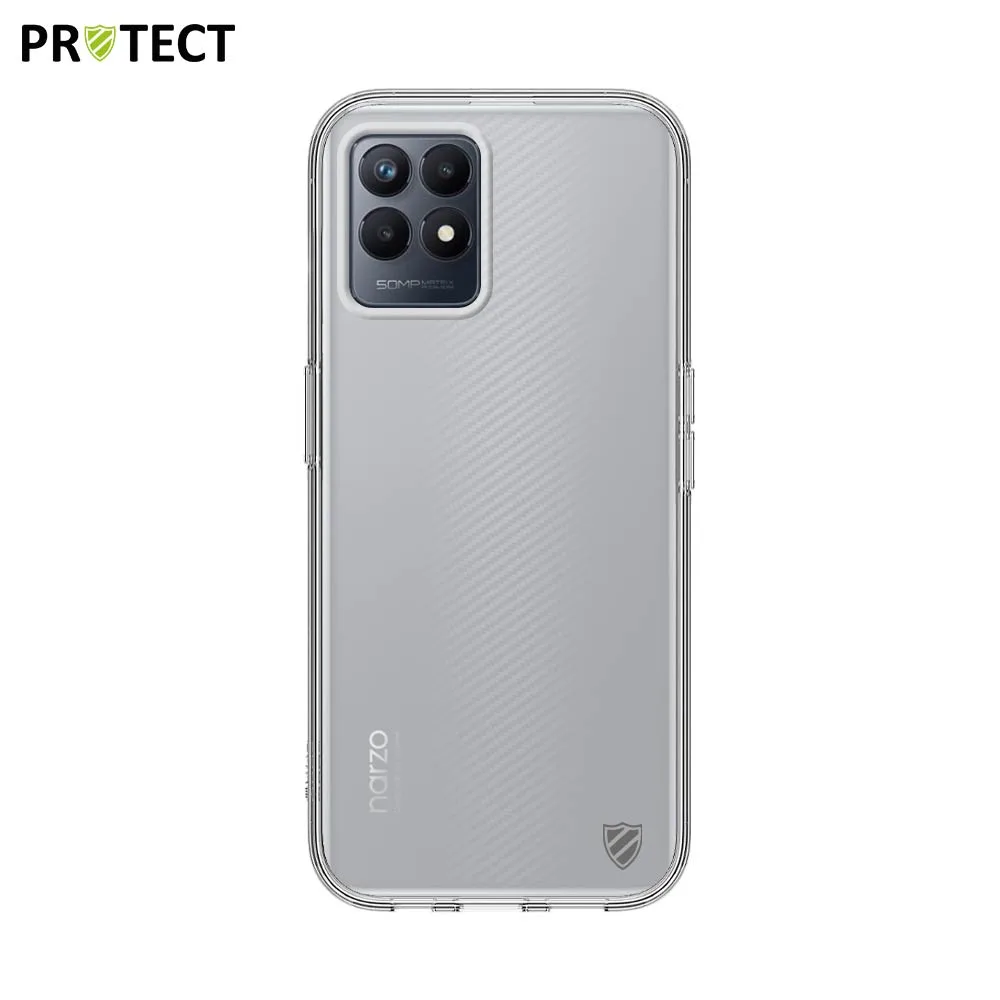 Coque Silicone PROTECT pour Realme Narzo 50 5G Transparent — vue 2