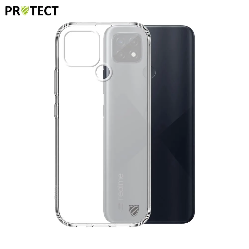 Coque Silicone PROTECT pour Realme C21 Transparent