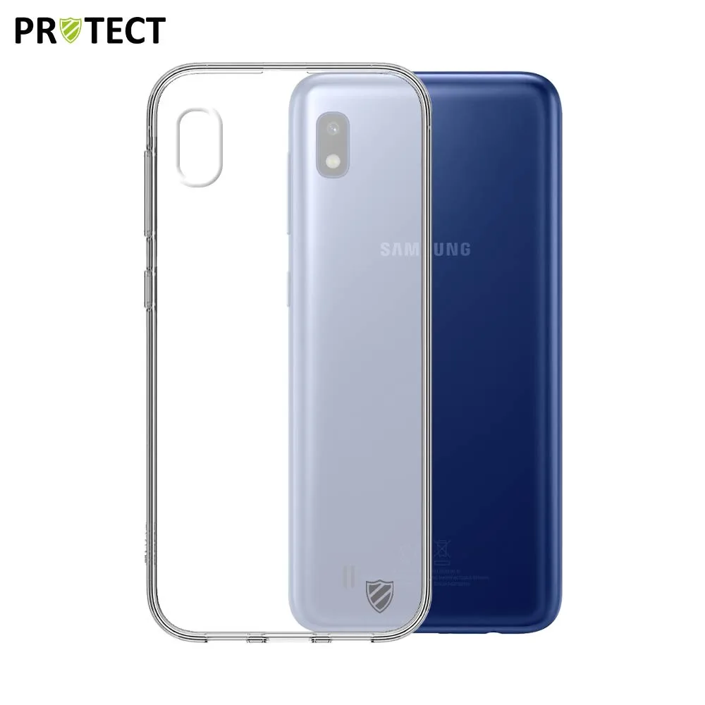 Coque Silicone PROTECT pour Samsung Galaxy A10 A105 Transparent