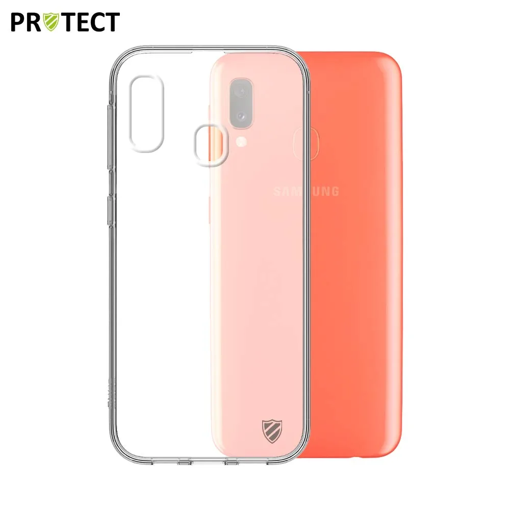 Coque Silicone PROTECT pour Samsung Galaxy A20e A202 Transparent