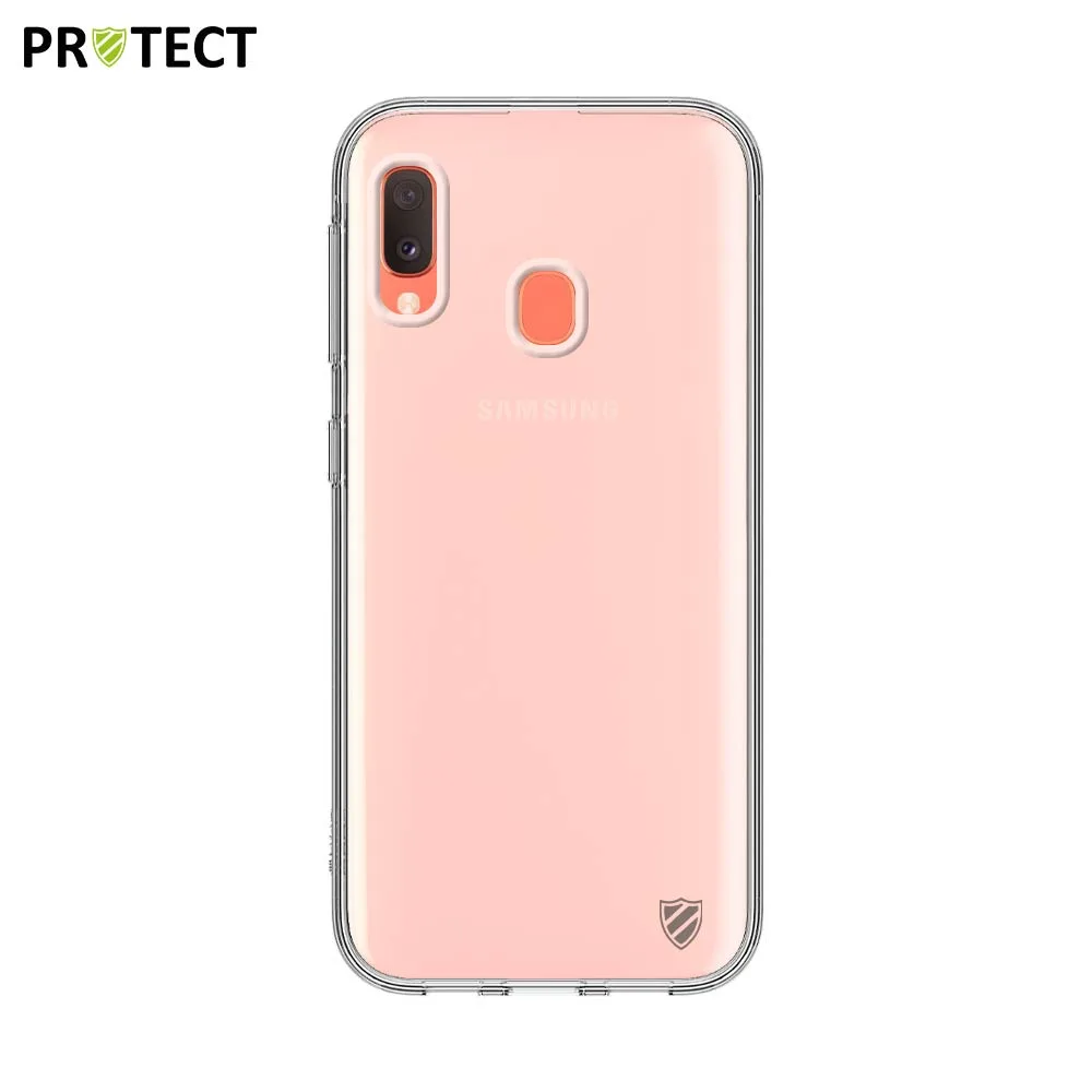 Coque Silicone PROTECT pour Samsung Galaxy A20e A202 Transparent — vue 2