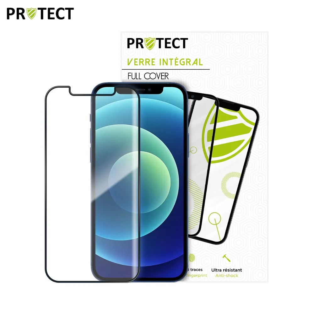 Verre Trempé Intégral PROTECT pour Apple iPhone 12 Mini Noir — vue 2