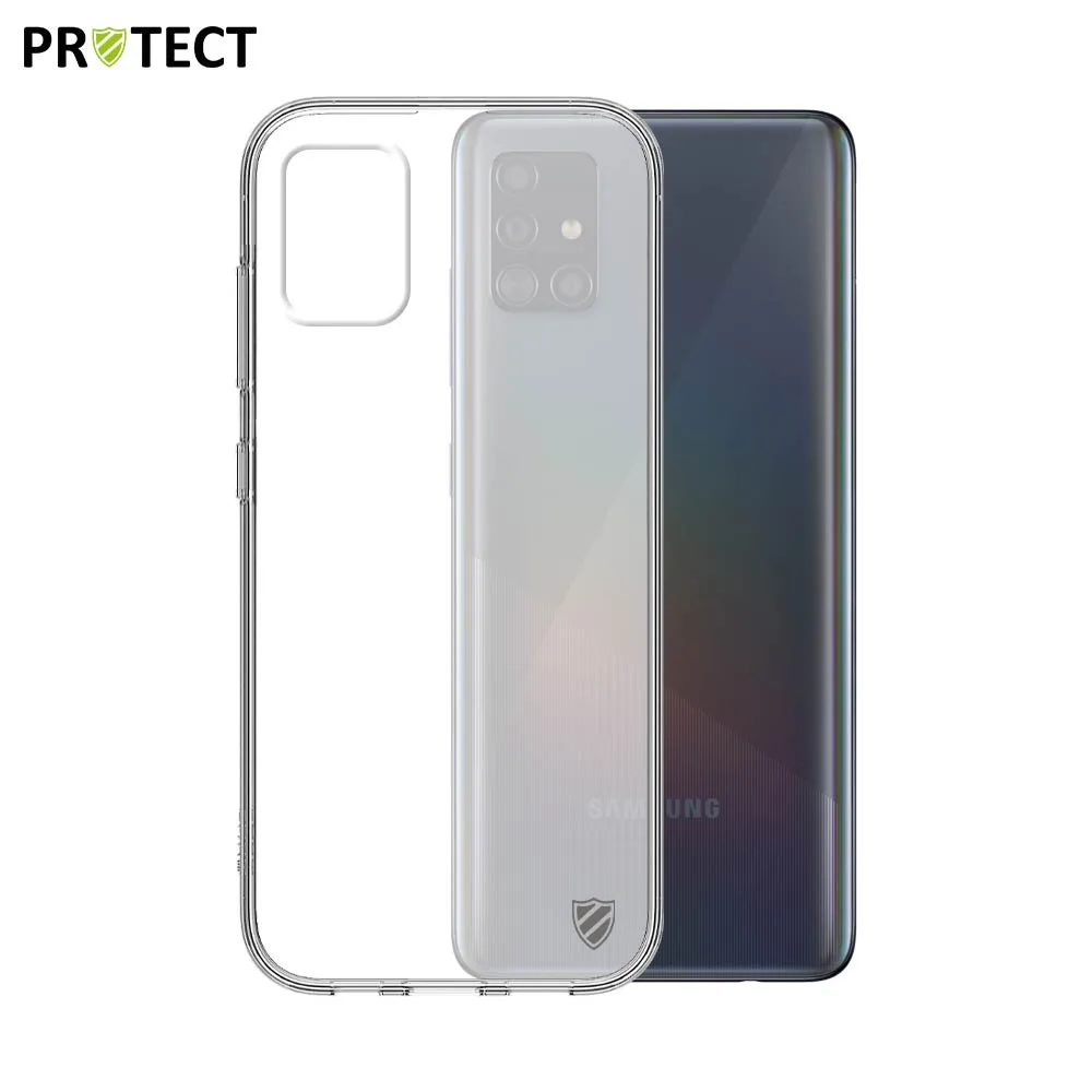 Coque Silicone PROTECT pour Samsung Galaxy A51 A515 Transparent