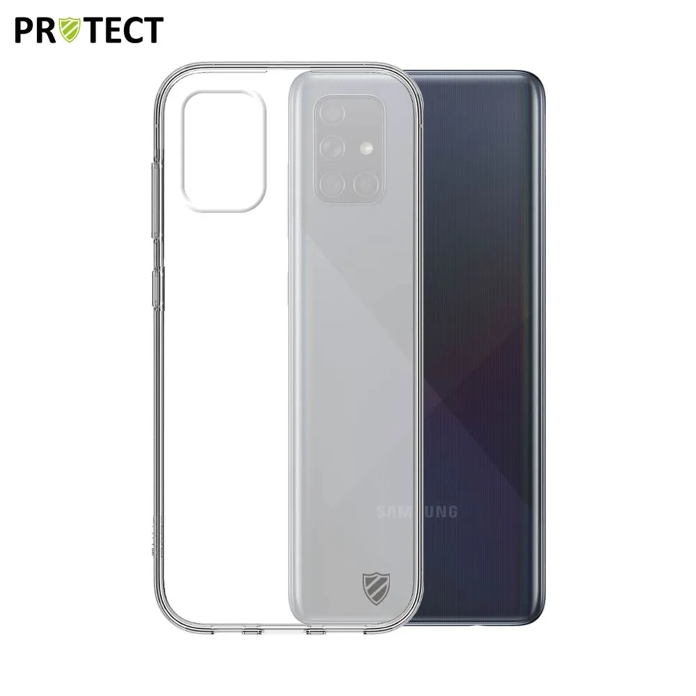 Coque Silicone PROTECT pour Samsung Galaxy A71 A715 Transparent