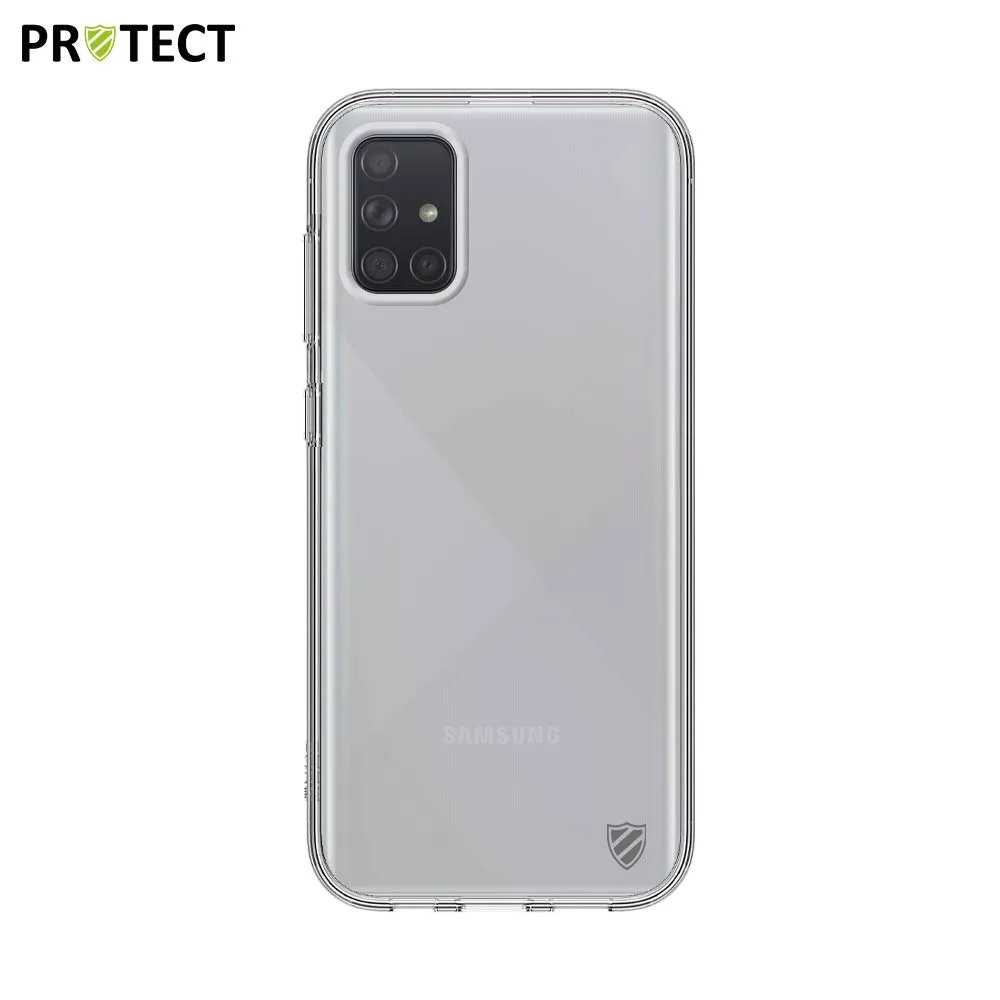 Coque Silicone PROTECT pour Samsung Galaxy A71 A715 Transparent — vue 2