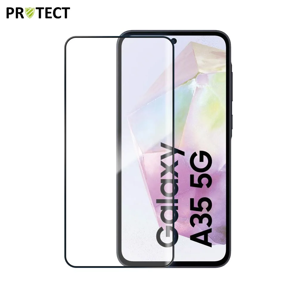Pack Verre Trempé Intégral PROTECT pour Samsung Galaxy A35 5G A356 x10 Noir