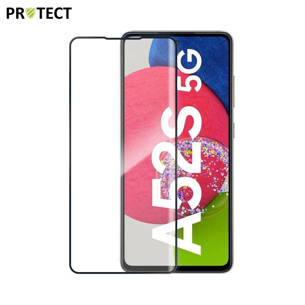Pack Verre Trempé Intégral PROTECT pour Samsung Galaxy A52 5G A526, A52 4G A525 & A52s 5G A528 x10 Noir — vue 2