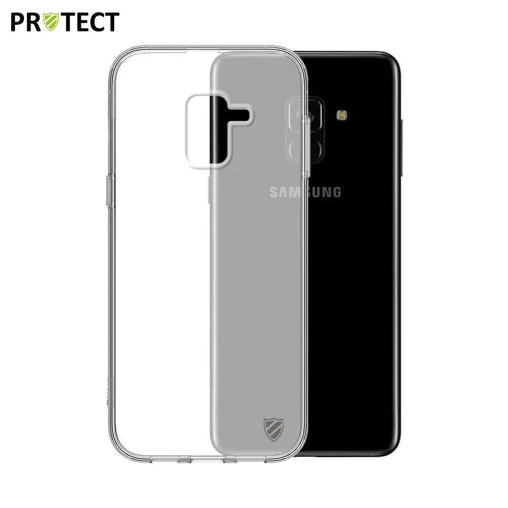 Coque Silicone PROTECT pour Samsung Galaxy A8 2018 A530 Transparent