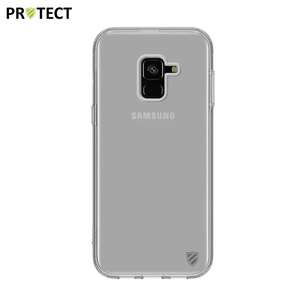 Coque Silicone PROTECT pour Samsung Galaxy A8 2018 A530 Transparent — vue 2