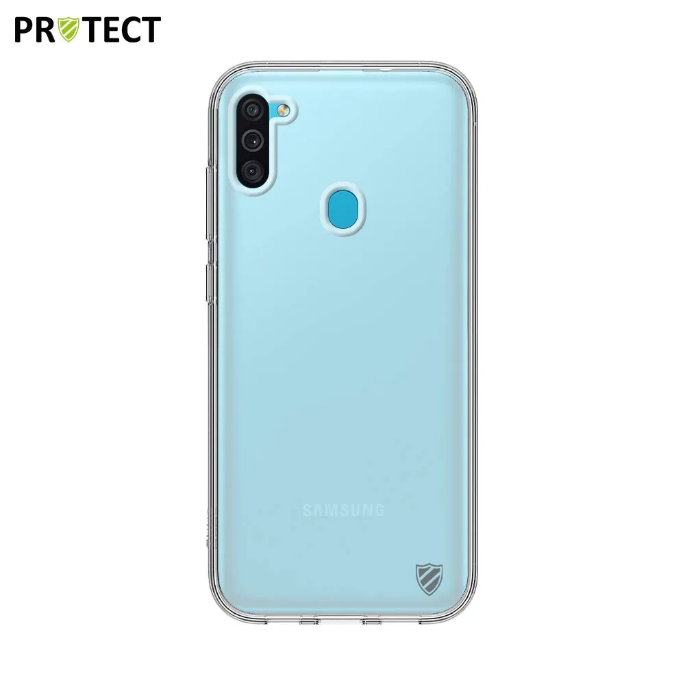 Coque Silicone PROTECT pour Samsung Galaxy M11 M115 Transparent — vue 2