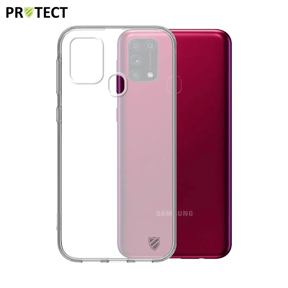 Coque Silicone PROTECT pour Samsung Galaxy M31 M315 Transparent