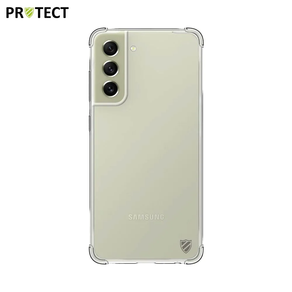 Coque Silicone Renforcée PROTECT pour Samsung Galaxy S21 FE G990 Transparent — vue 2