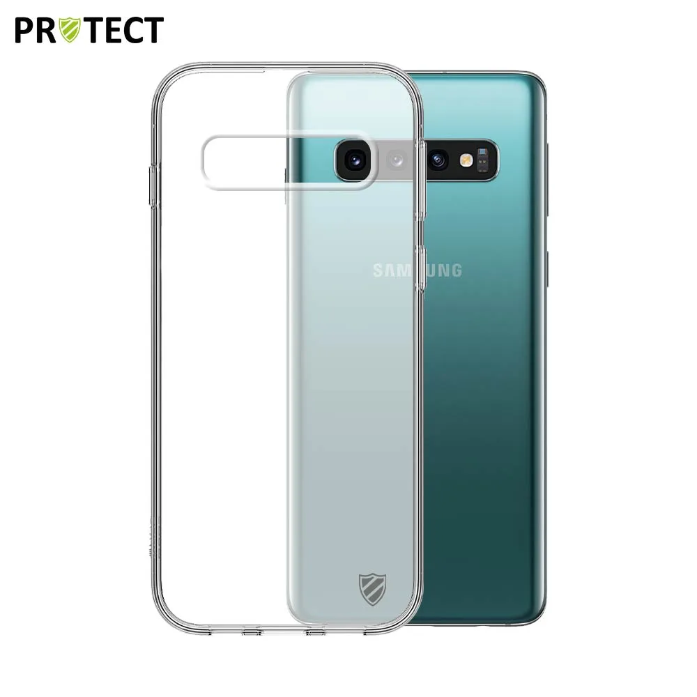 Coque Silicone PROTECT pour Samsung Galaxy S10 G973 Transparent