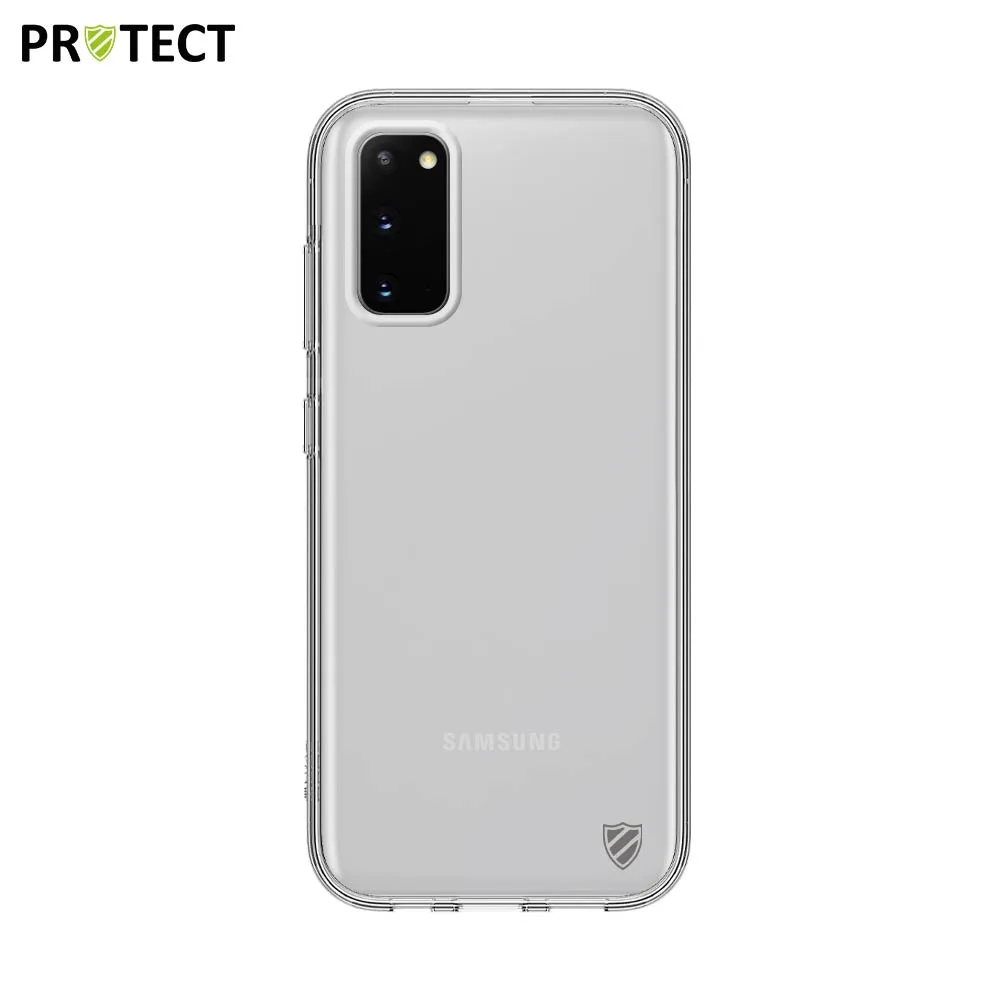 Coque Silicone PROTECT pour Samsung Galaxy S20 G980 & S20 5G G981 Transparent — vue 2