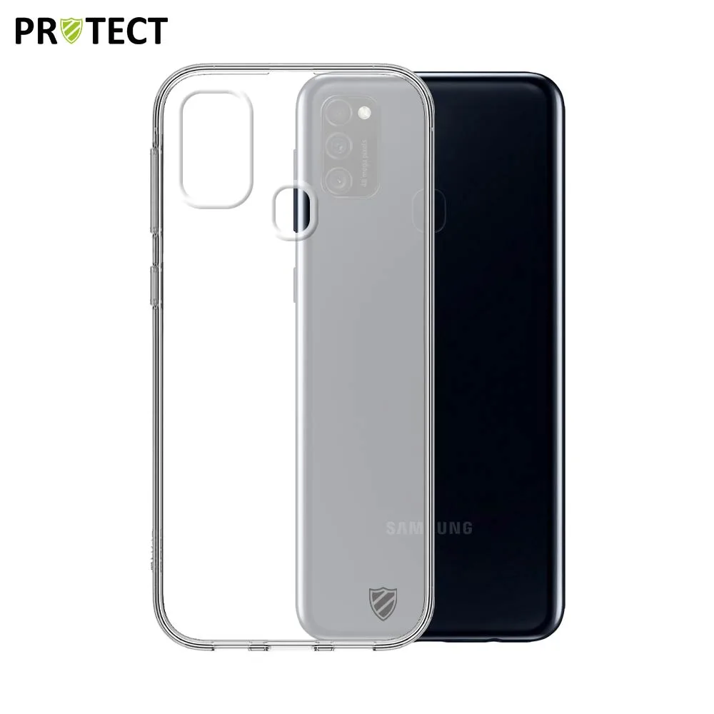 Coque Silicone PROTECT pour Samsung Galaxy M21 M215 Transparent