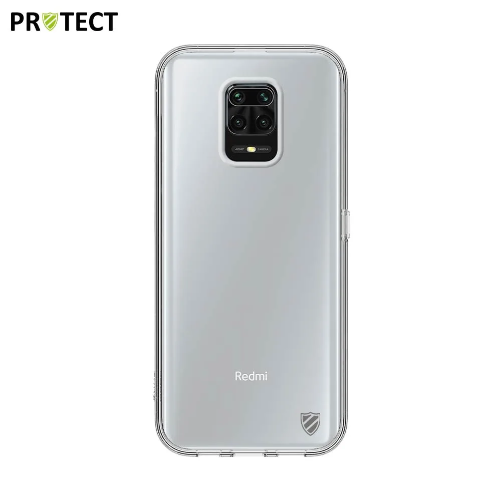 Coque Silicone PROTECT pour Xiaomi Redmi Note 9S & 9 Pro 4G Transparent — vue 2
