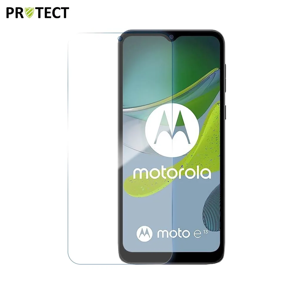 Verre Trempé Classique PROTECT pour Motorola Moto E13 Transparent