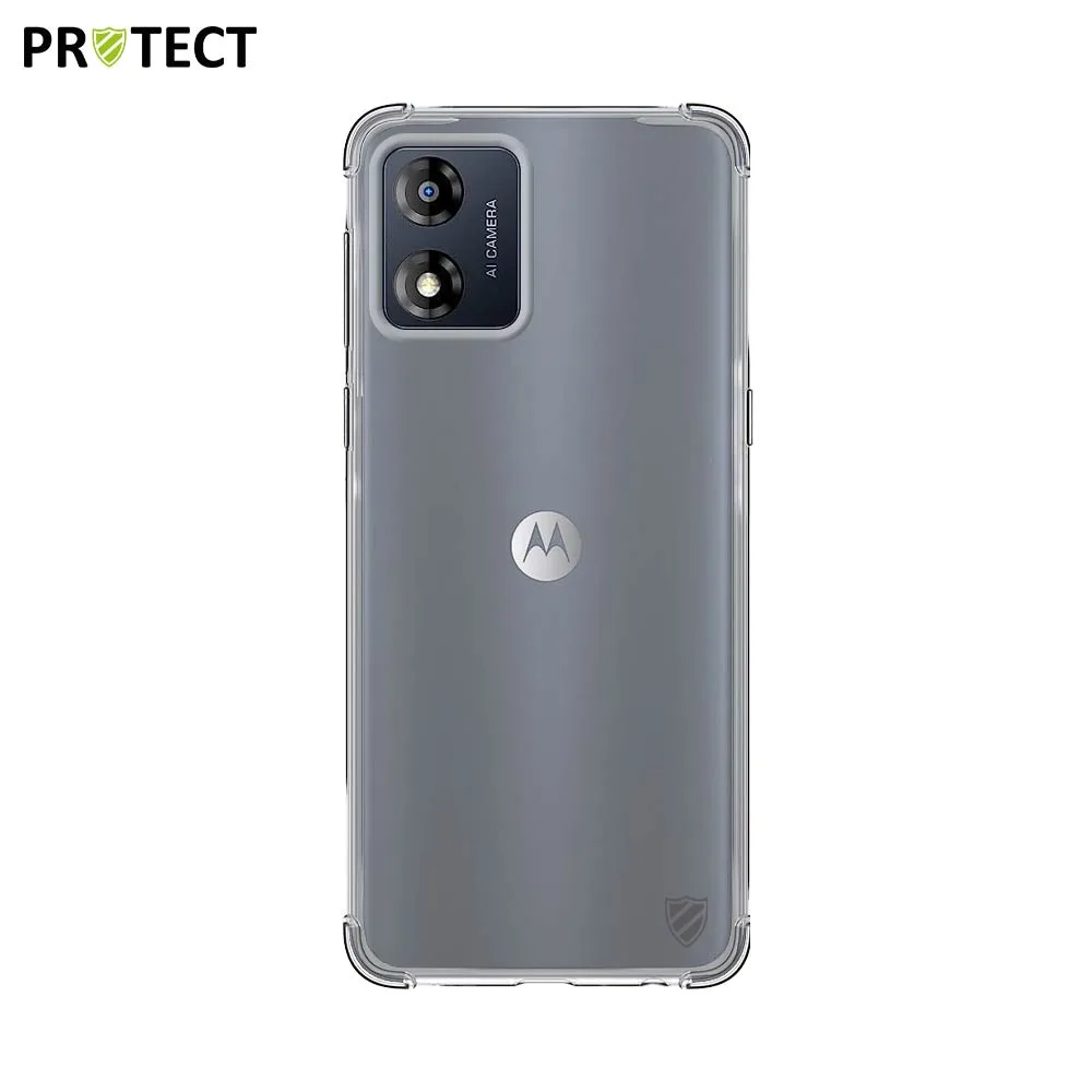 Coque Silicone Renforcée PROTECT pour Motorola Moto E13 Transparent — vue 2