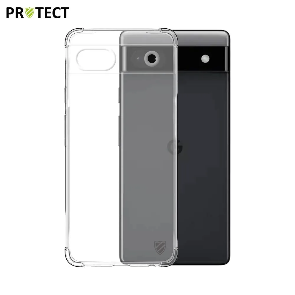 Coque Silicone Renforcée PROTECT pour Google Pixel 6a Transparent