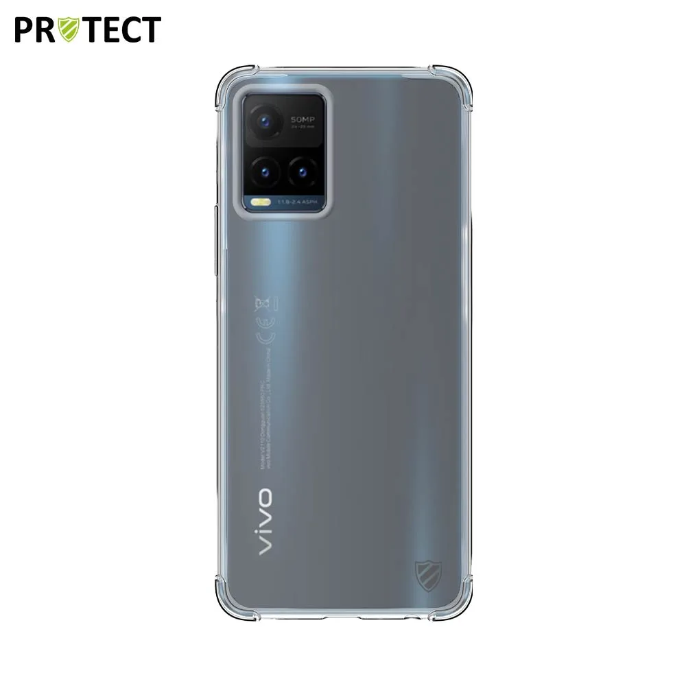 Coque Silicone Renforcée PROTECT pour Vivo Y21s, Y21 & Y33s 4G Transparent — vue 2