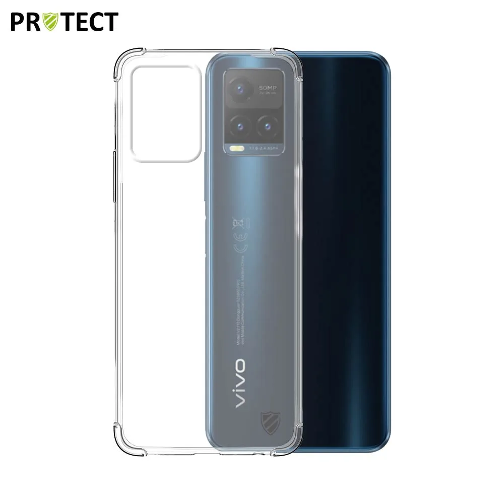 Coque Silicone Renforcée PROTECT pour Vivo Y21s, Y21 & Y33s 4G Transparent