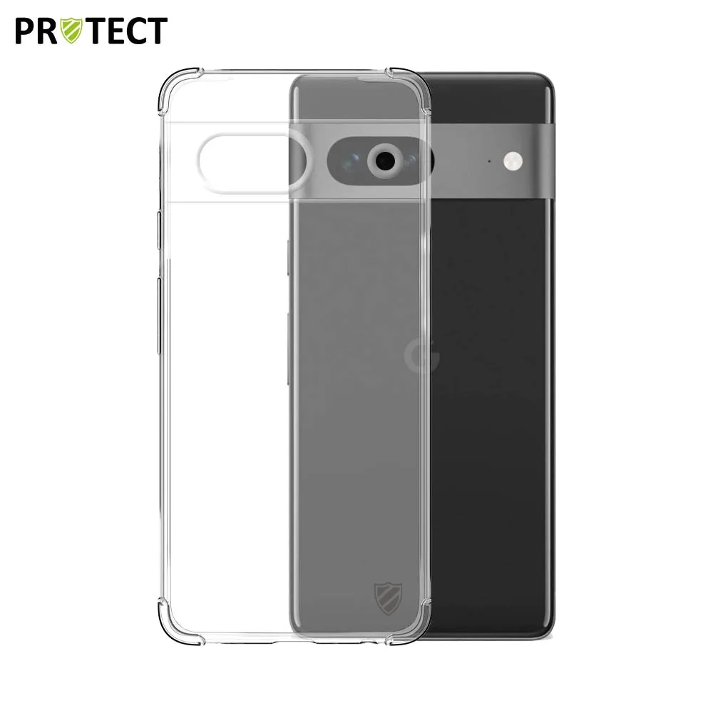 Coque Silicone Renforcée PROTECT pour Google Pixel 7 Transparent