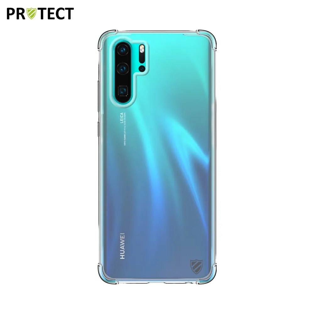 Coque Silicone Renforcée PROTECT pour Huawei P30 Pro & P30 Pro New Edition Transparent — vue 2