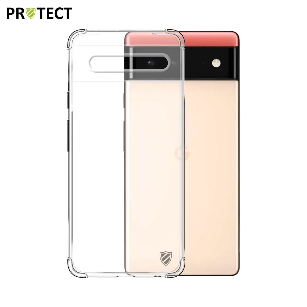 Coque Silicone Renforcée PROTECT pour Google Pixel 6 Transparent