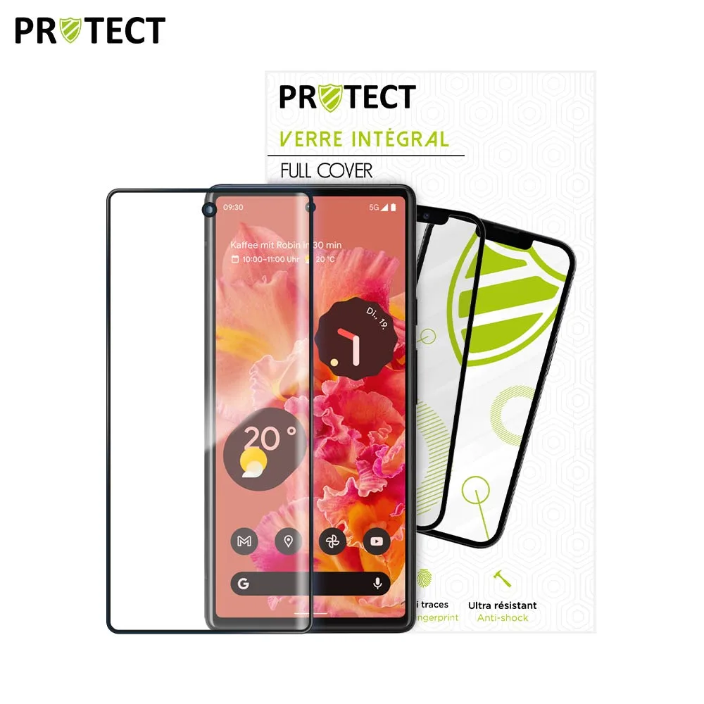 Verre Trempé Intégral PROTECT pour Google Pixel 6 Noir