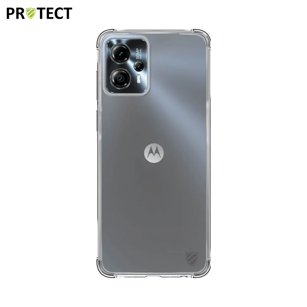 Coque Silicone Renforcée PROTECT pour Motorola Moto G13 Transparent — vue 2