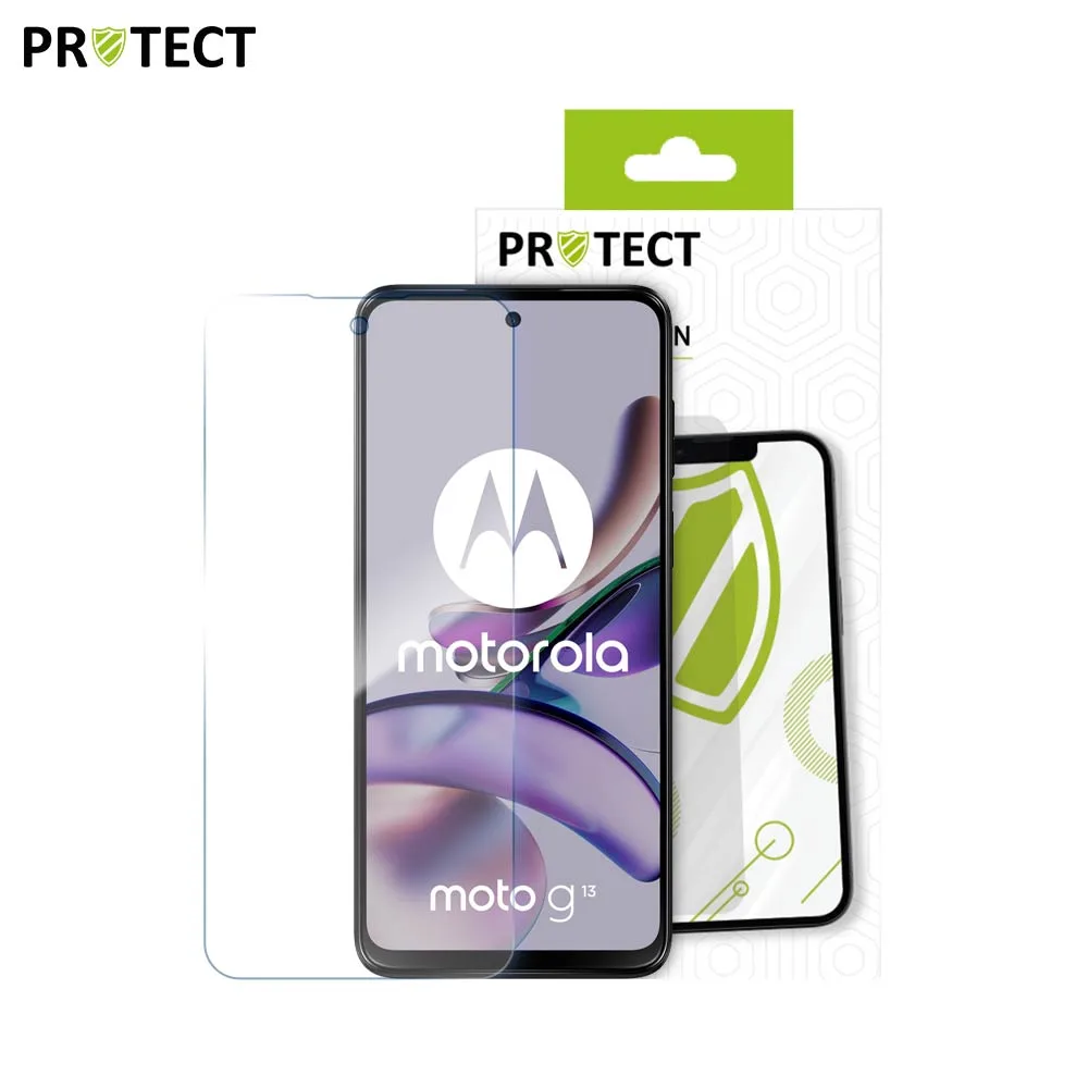 Verre Trempé Classique PROTECT pour Motorola Moto G13 Transparent — vue 2