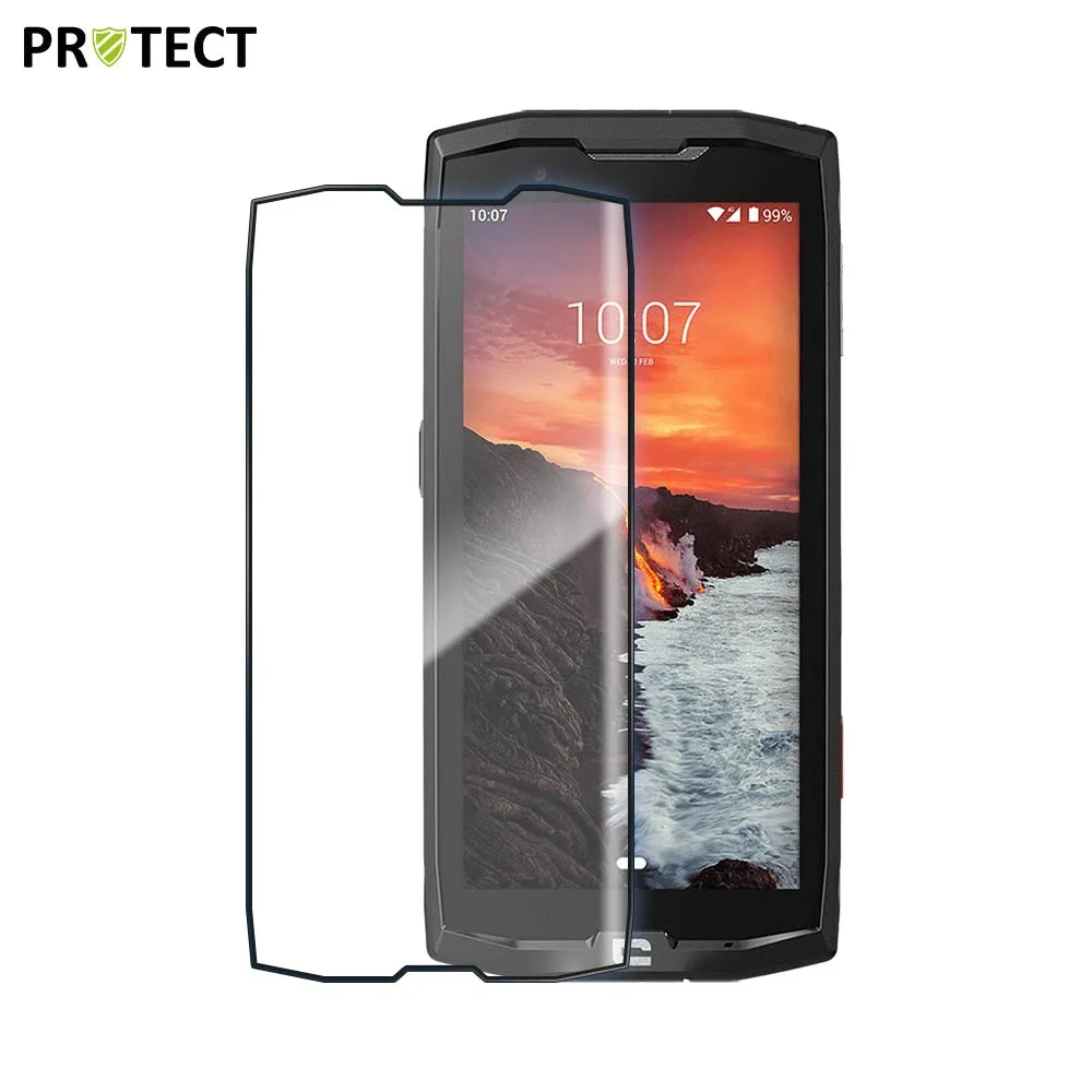 Verre Trempé Intégral PROTECT pour Crosscall Noir