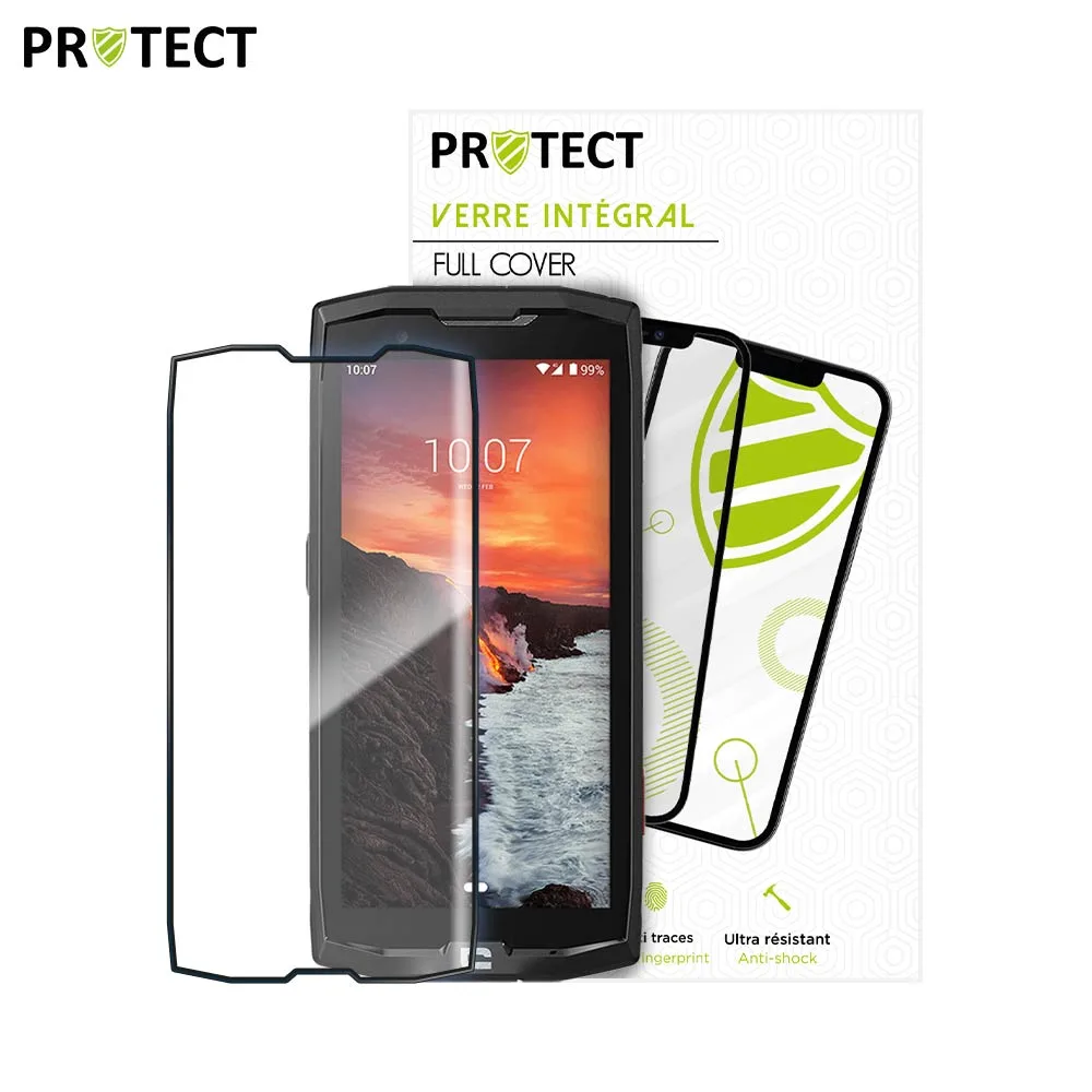 Verre Trempé Intégral PROTECT pour Crosscall Noir — vue 2
