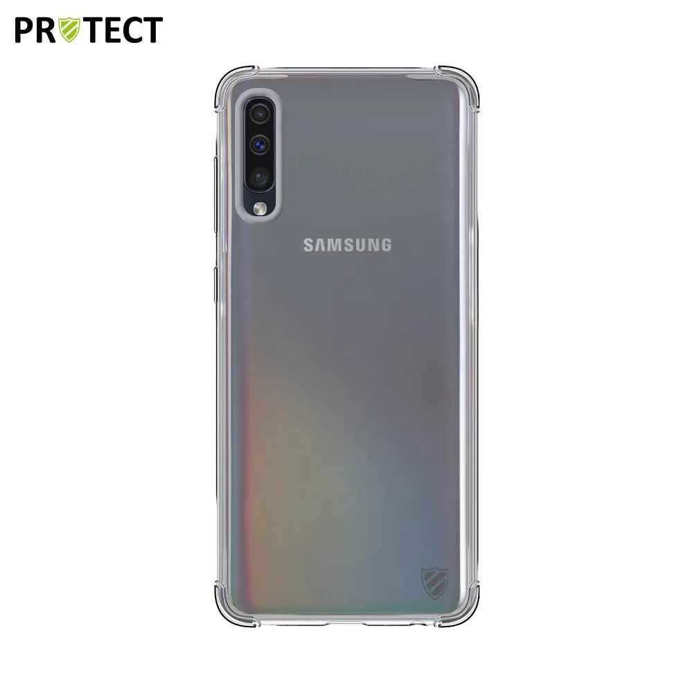 Coque Silicone Renforcée PROTECT pour Samsung Galaxy A50 A505 Transparent