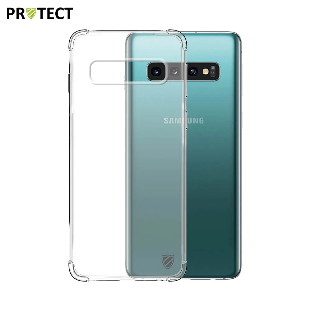 Coque Silicone Renforcée PROTECT pour Samsung Galaxy S10 G973 Transparent