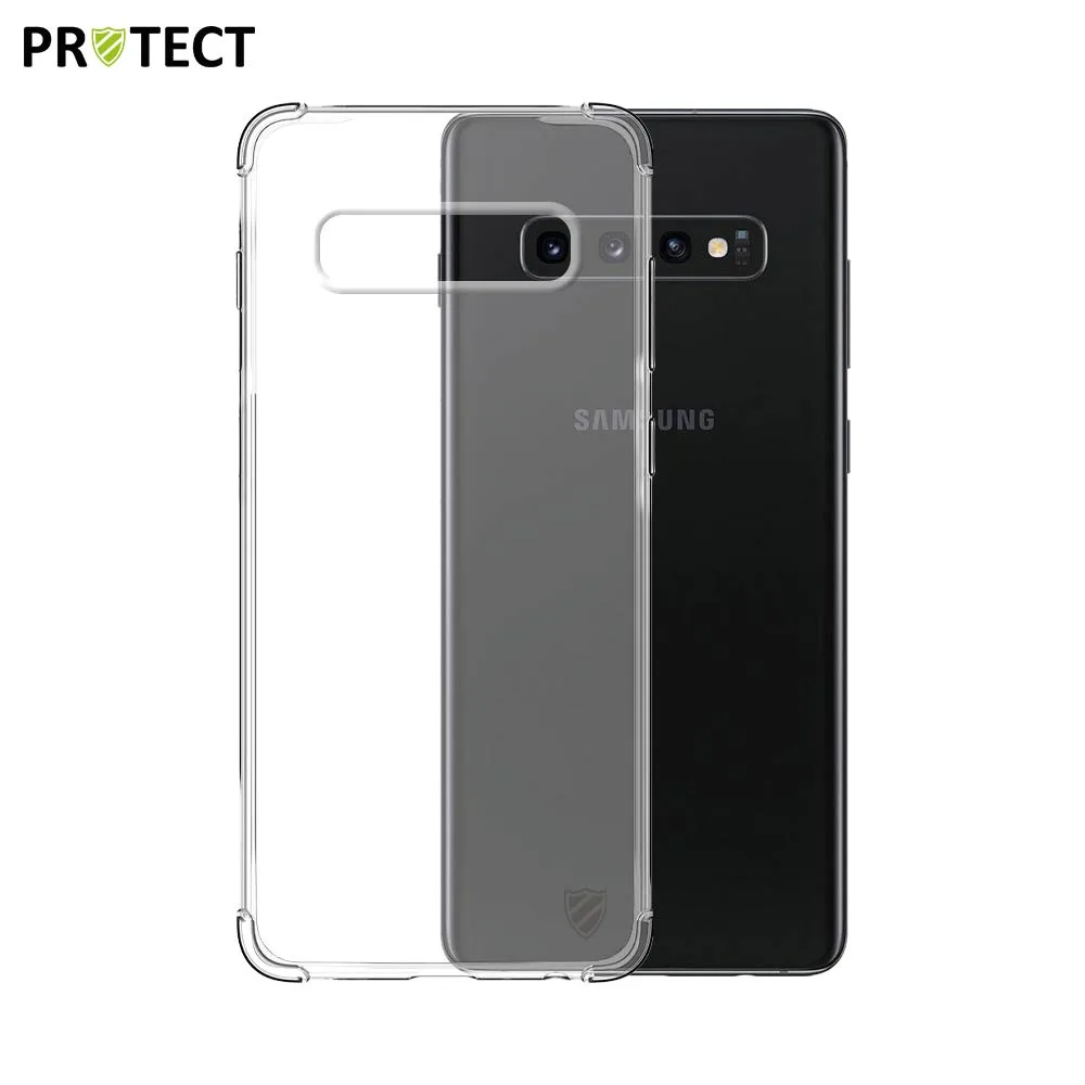 Coque Silicone Renforcée PROTECT pour Samsung Galaxy S10 Plus G975 Transparent