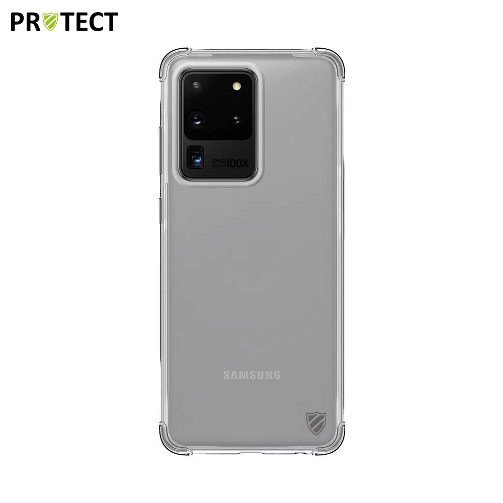 Coque Silicone Renforcée PROTECT pour Samsung Galaxy S20 Ultra G988 Transparent — vue 2