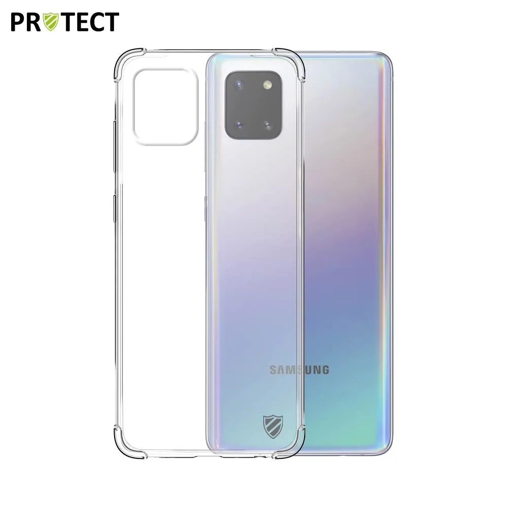 Coque Silicone Renforcée PROTECT pour Samsung Galaxy Note 10 Lite N770 Transparent