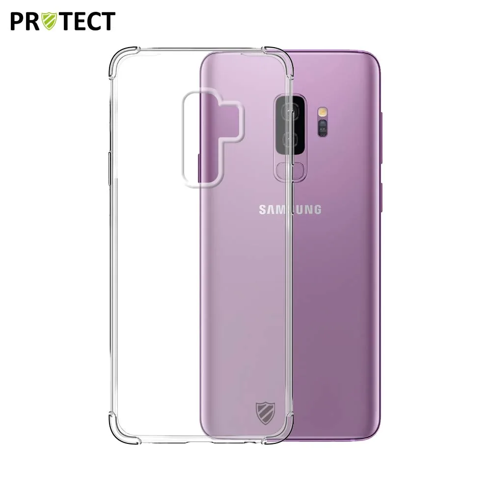 Coque Silicone Renforcée PROTECT pour Samsung Galaxy S9 Plus G965 Transparent