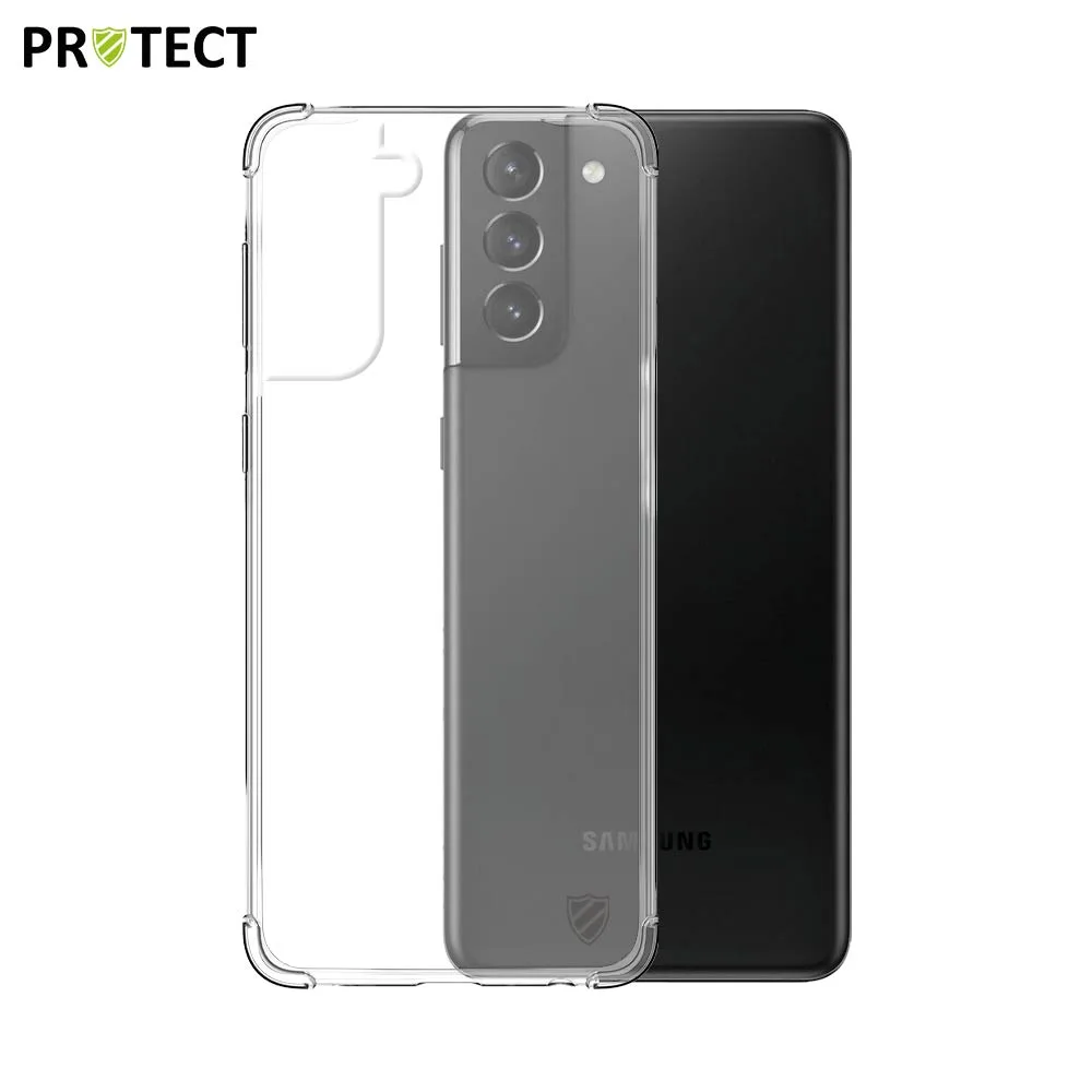 Coque Silicone Renforcée PROTECT pour Samsung Galaxy S21 Plus 5G G996 Transparent — vue 2