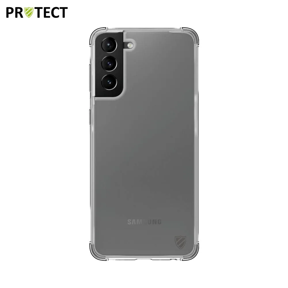Coque Silicone Renforcée PROTECT pour Samsung Galaxy S21 Plus 5G G996 Transparent