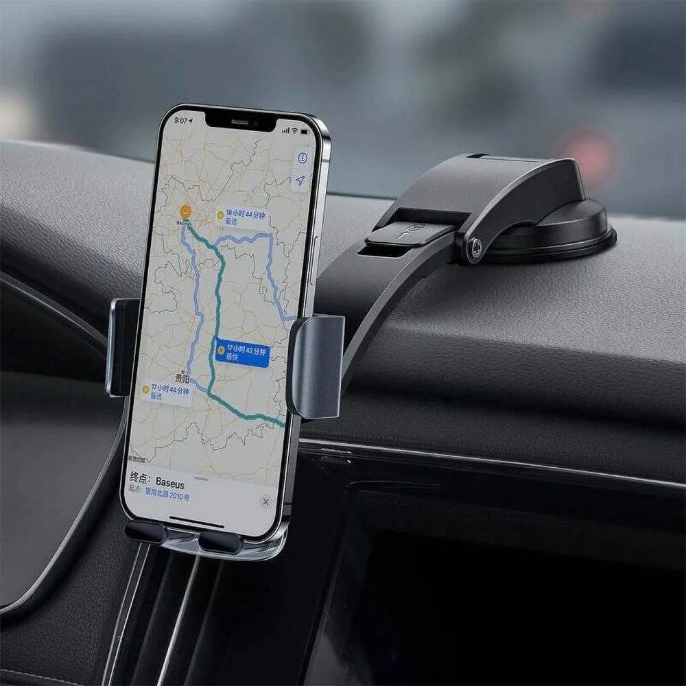 Support Smartphone pour Voiture Baseus SUYK000001 Noir — vue 2