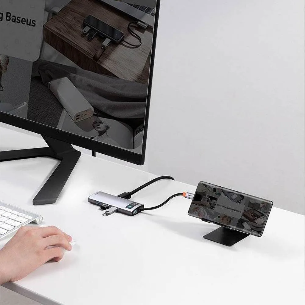 Hub Baseus Type-C 8 en 1 — vue 2