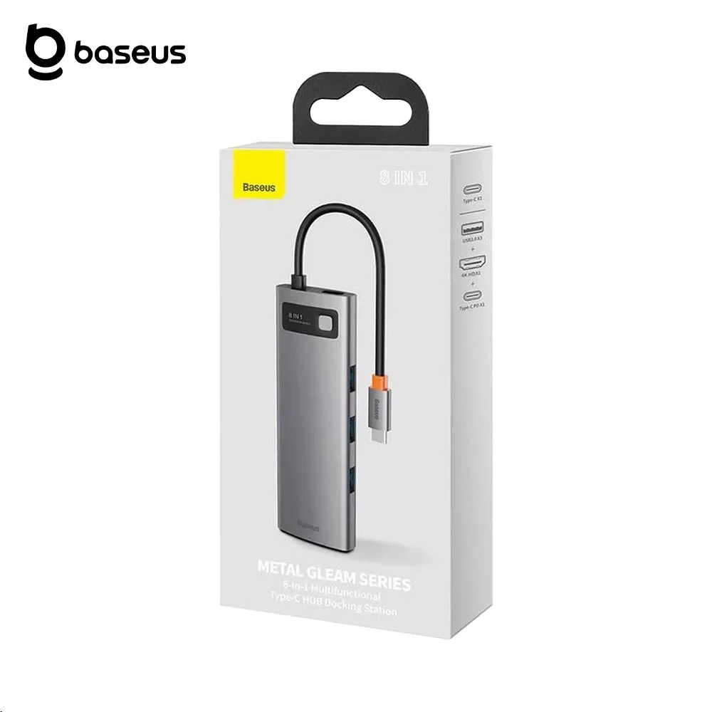 Hub Baseus Type-C 8 en 1 — vue 3