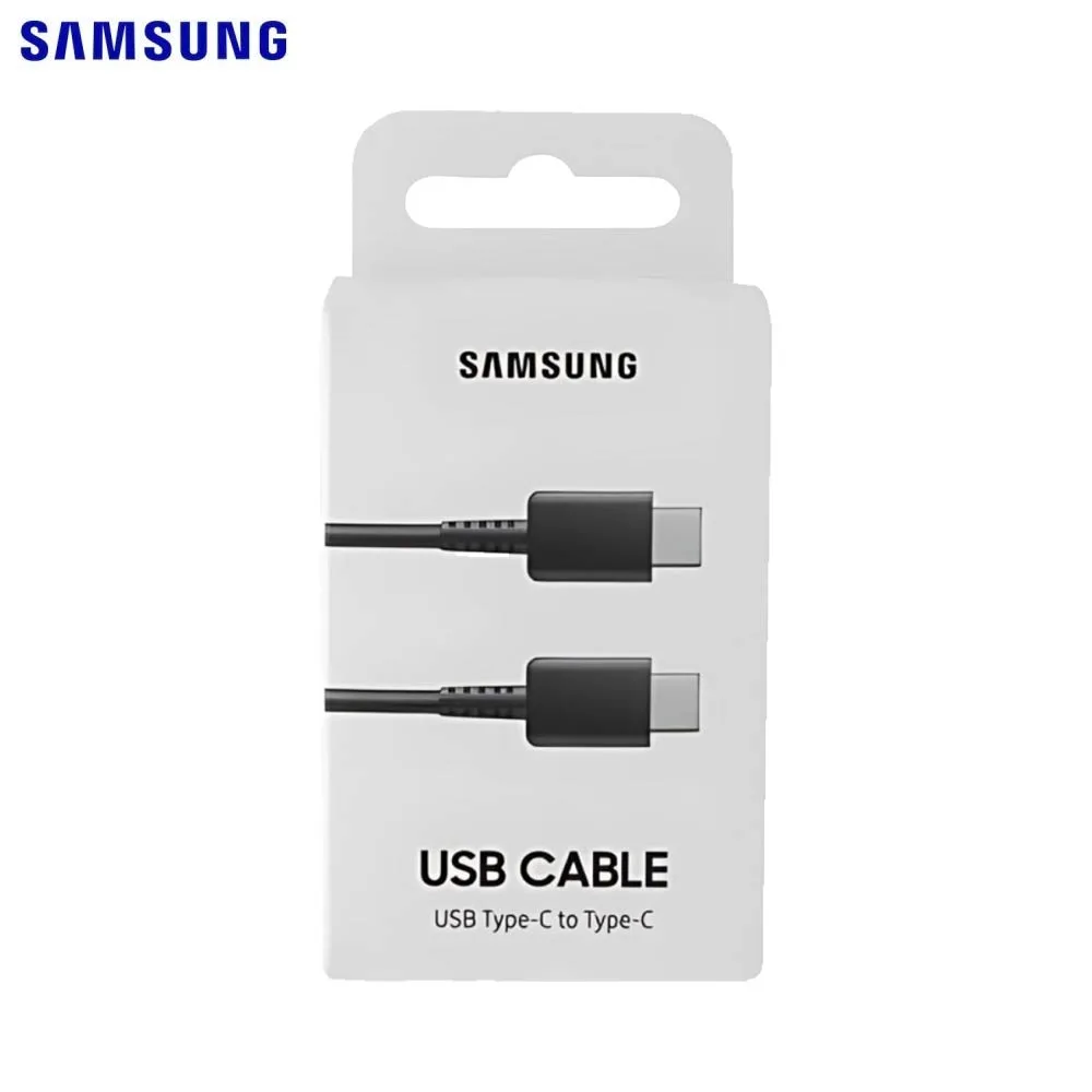 Câble Data USB-C vers USB-C Samsung (1m) Noir — vue 3